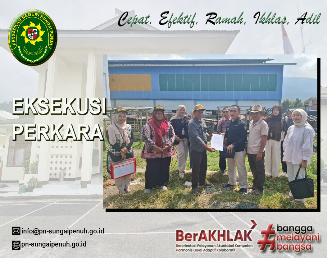 Pelaksanaan Eksekusi Perkara Perdata