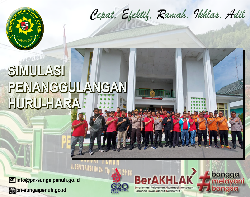 Simulasi Penanggulangan Huru-Hara