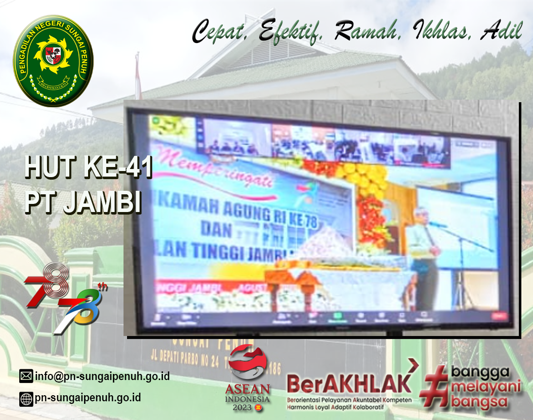 Perayaan HUT Pengadilan Tinggi Jambi