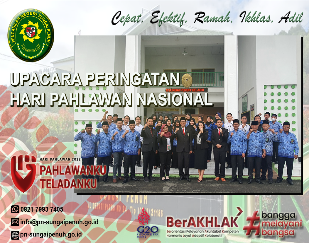 Upacara Peringatan Hari Pahlawan Nasional