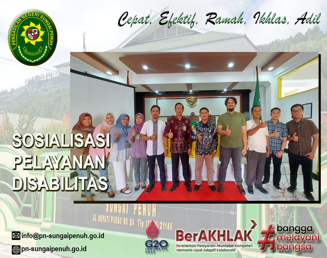 Sosialisasi Pelayanan Disabilitas